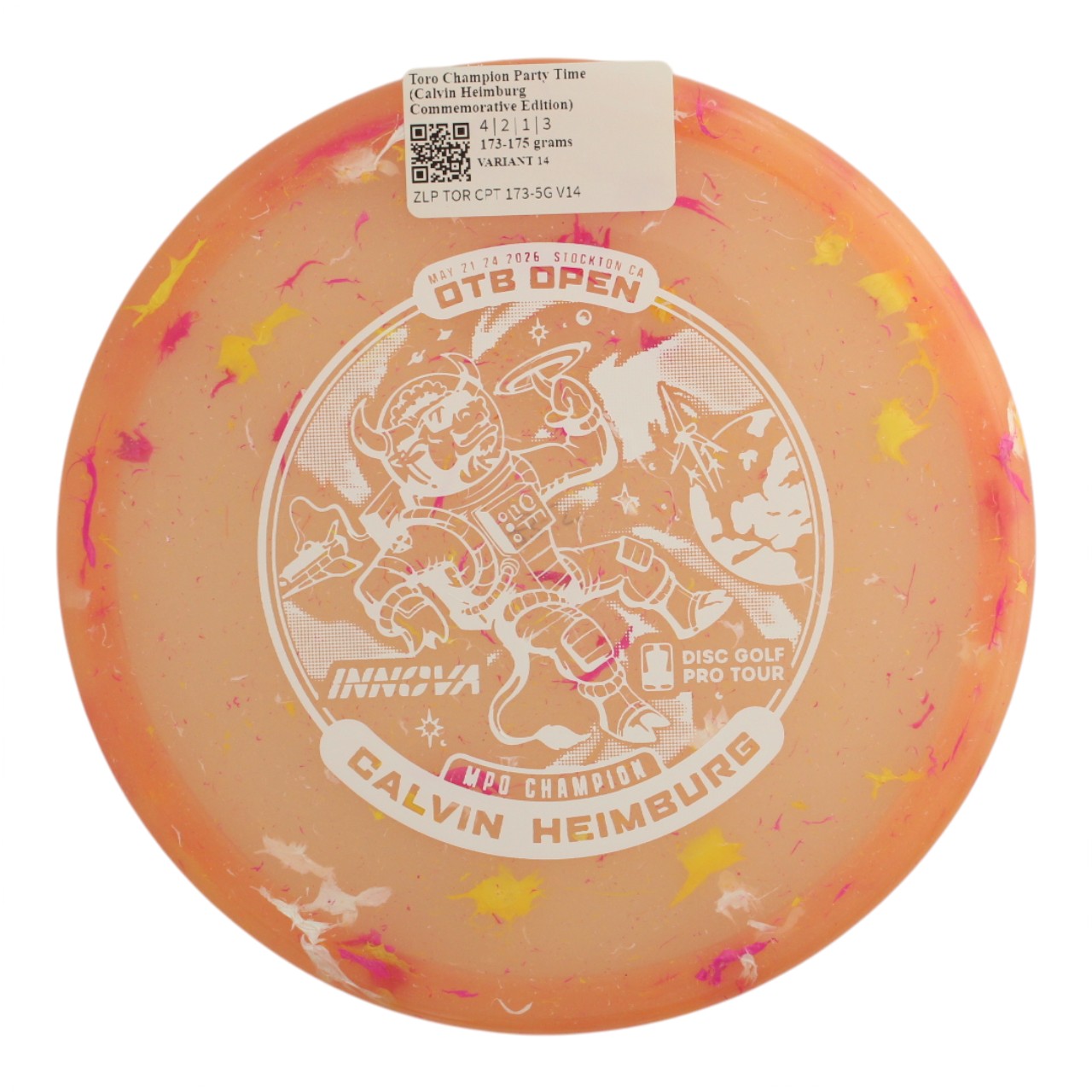 Toro Champion Party Time (Calvin Heimburg Commemorative Edition)