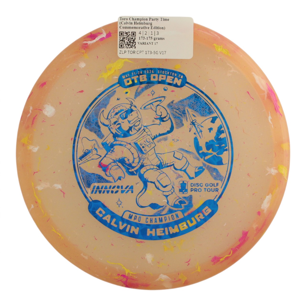 Toro Champion Party Time (Calvin Heimburg Commemorative Edition)