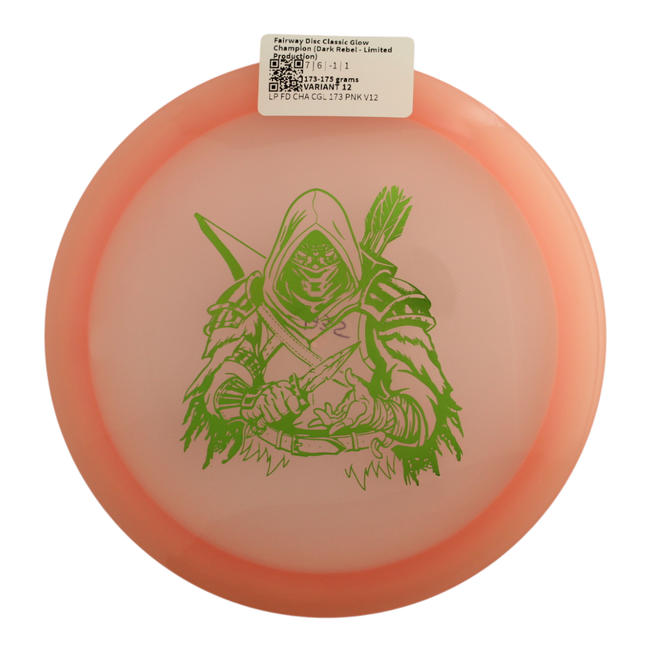 Fairway Disc Champion Classic Glow (Dark Rebel - Limited Production)