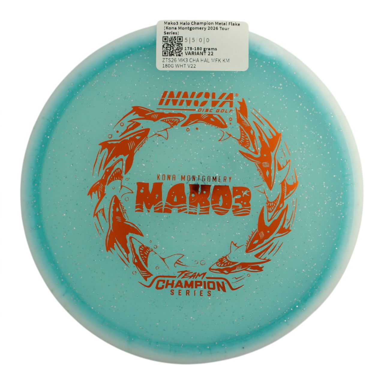Mako3 Halo Champion Metal Flake (Kona Montgomery 2026 Tour Series)