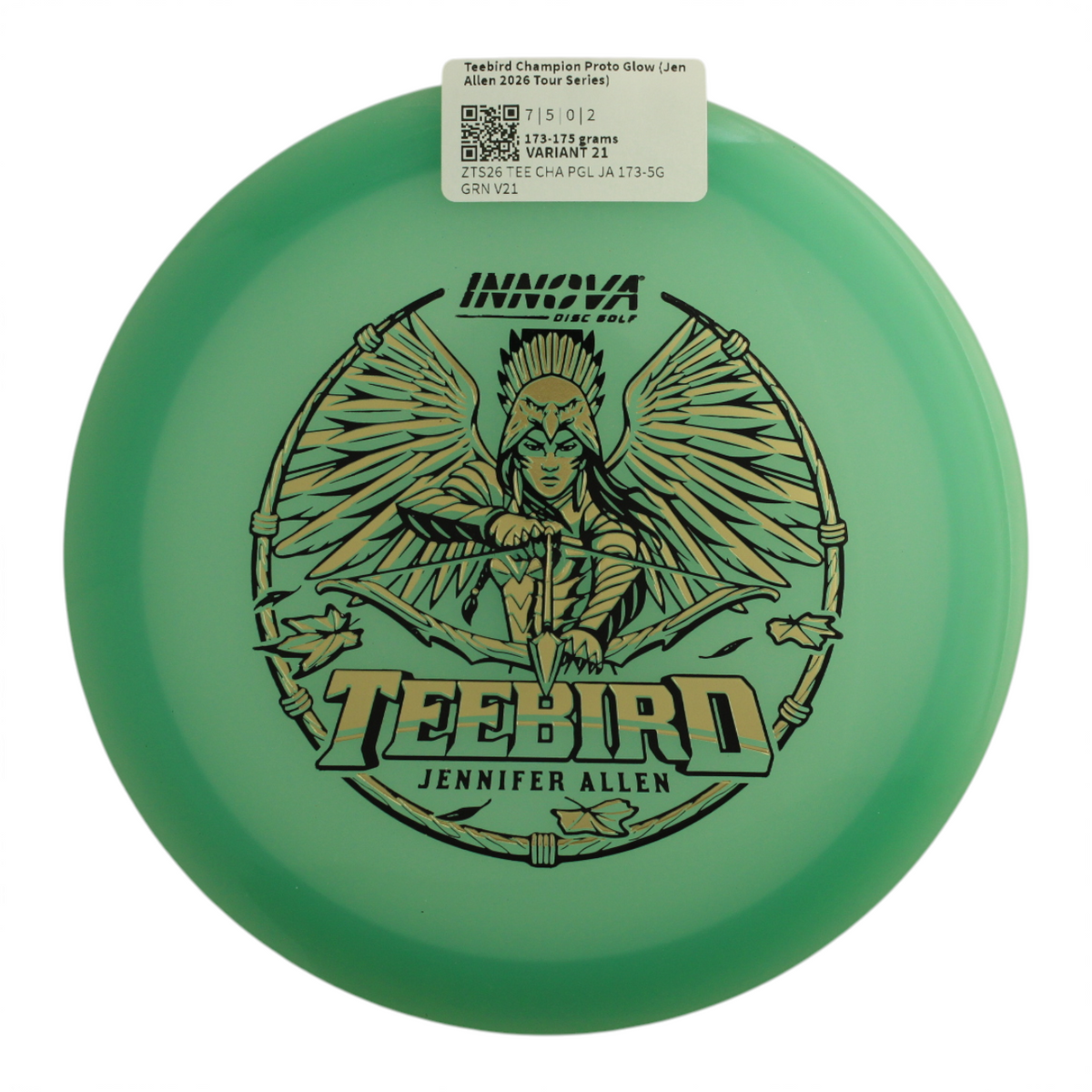 Teebird Champion Proto Glow (Jen Allen 2026 Tour Series)