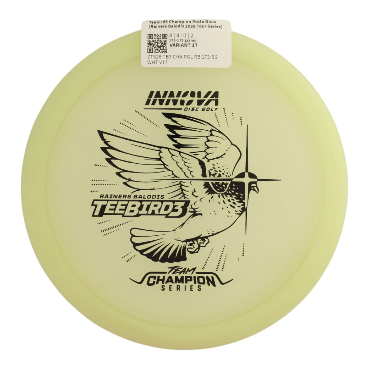 Teebird3 Champion Proto Glow (Rainers Balodis 2026 Tour Series)
