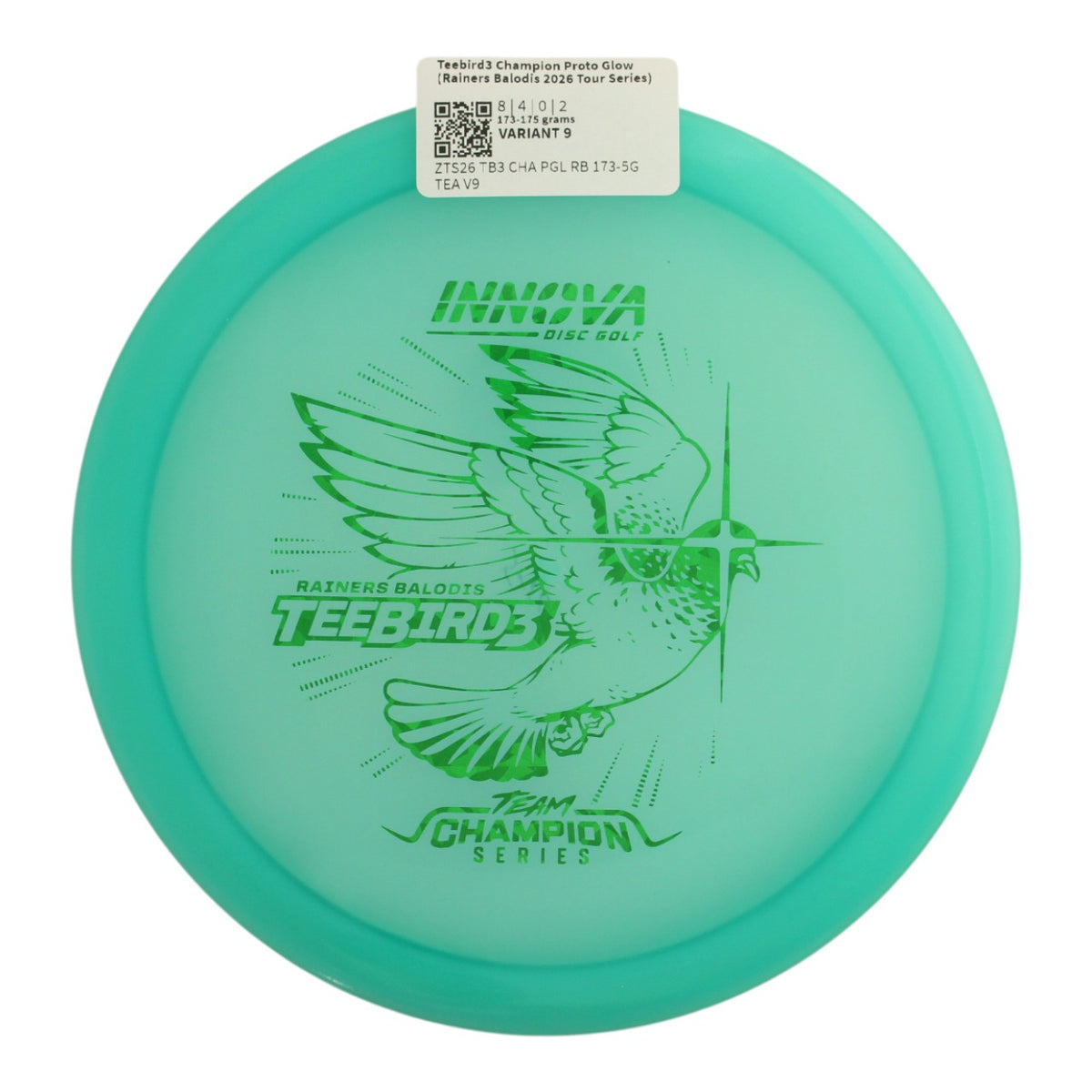Teebird3 Champion Proto Glow (Rainers Balodis 2026 Tour Series)
