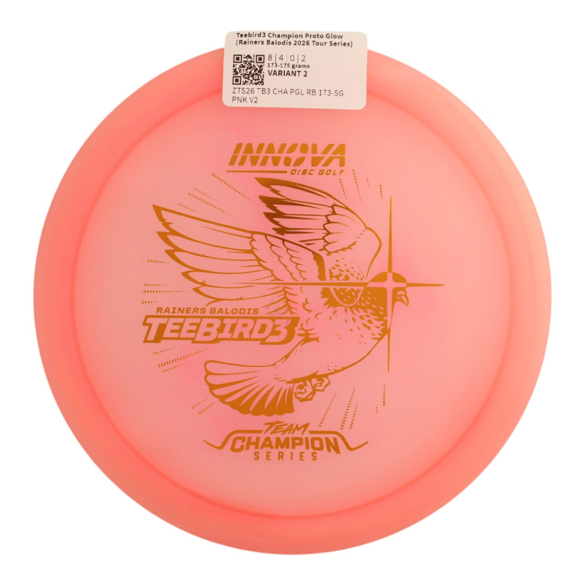Teebird3 Champion Proto Glow (Rainers Balodis 2026 Tour Series)