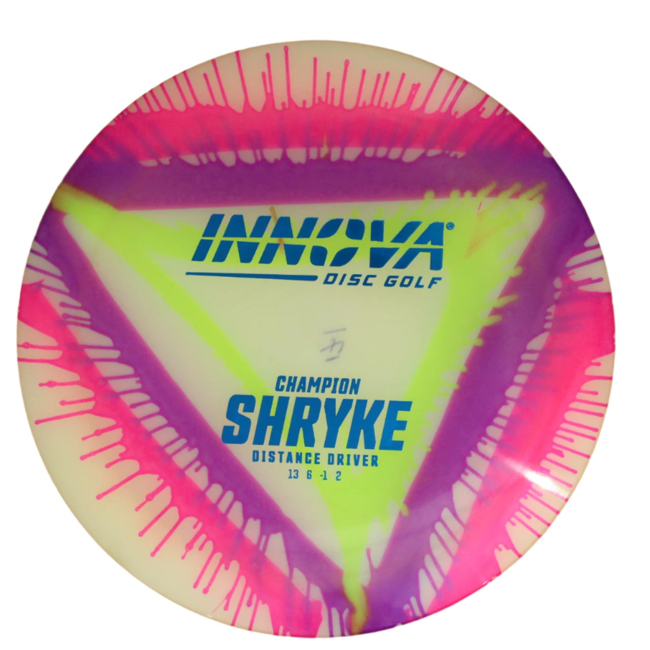 Innova Disc Golf Canada Champion I-Dye Shryke Distance Driver
Superior grip Good durability Consistent understable flight path Suitable for all skill levels Good for distance and control Versatile for different shots understable straight shooter