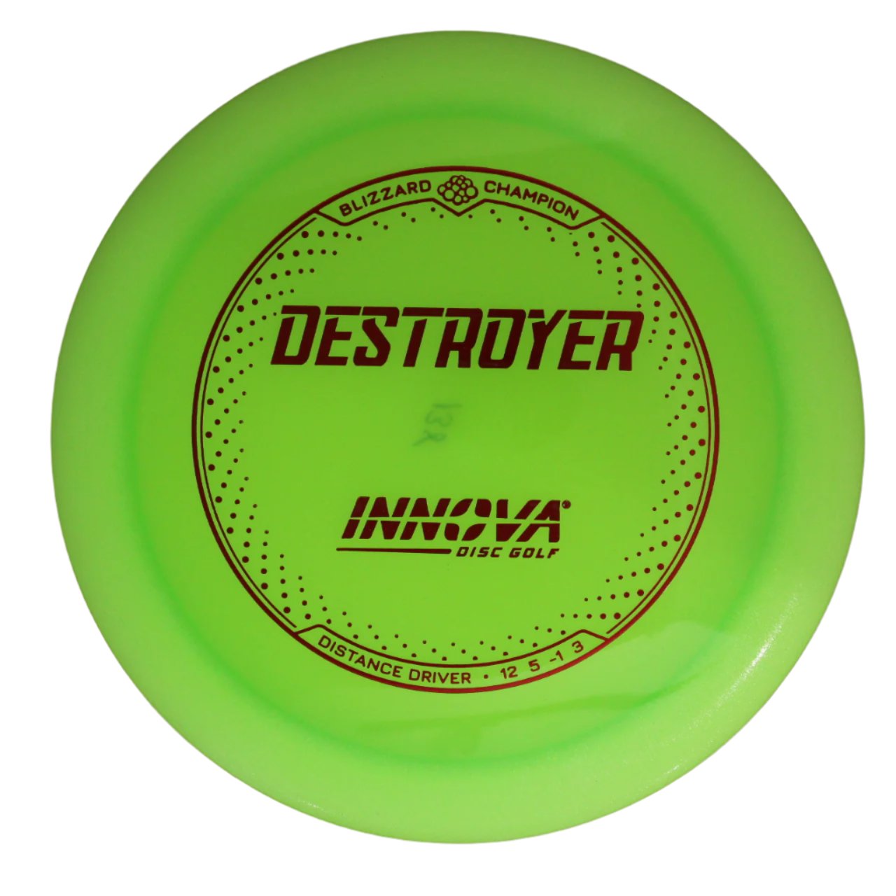 INNOVA DISC GOLF CANADA Destroyer
Distance Driver Slick Finish Versatile Colors Good Durability Overstable Impact Resistant Improved Glide Flexible in cooler conditions Great for distance and control Maintains stability over time Comfortable for grip lightweight