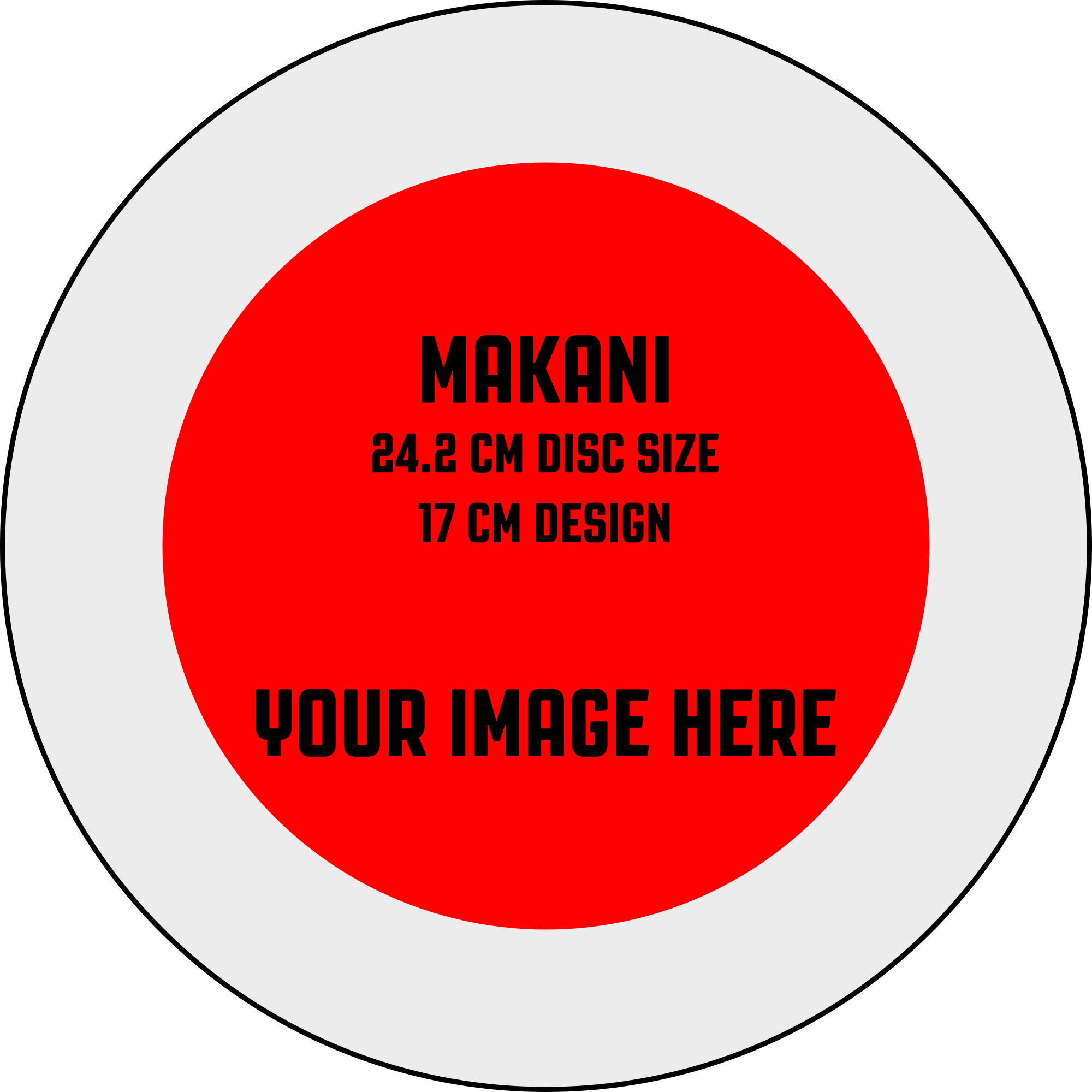 Custom INNColour Printed Disc (DX Makani)