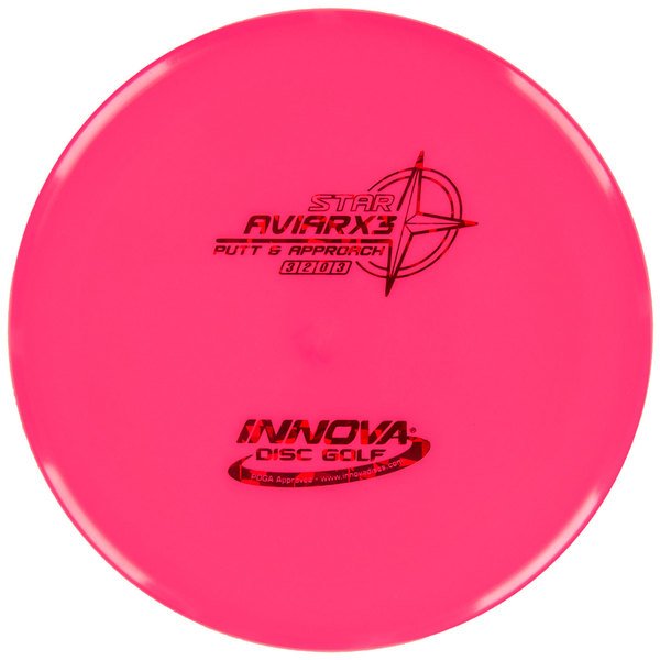Innova Disc Golf Canada Star AviarX3 Putt & Approach Disc Innova Disc Golf Canada Star Aviar X3 Soft grip Moderate durability stable finish Best for putters and approaches Good for intermediate players Excellent for touch shots Retains grip even when wet