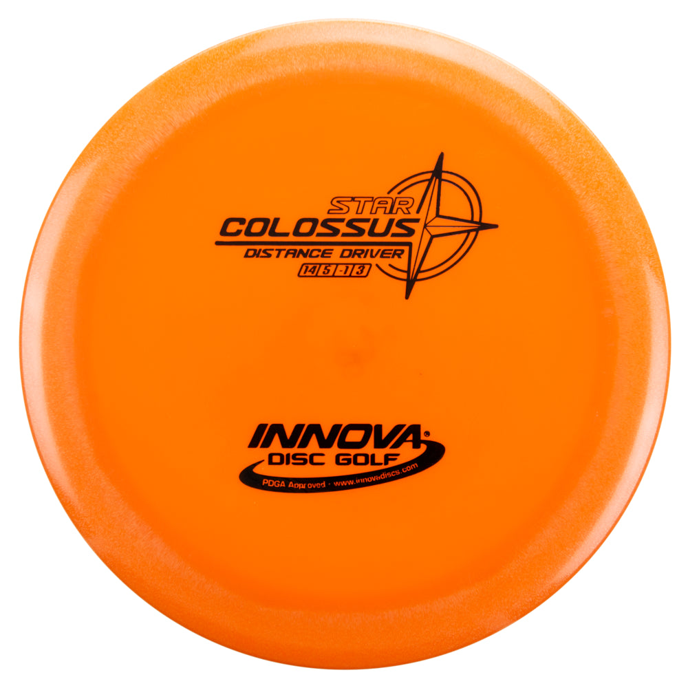 INNOVA DISC GOLF CANADA Colossus Distance Driver
Slick Finish Versatile Colors Most Durable Overstable Impact Resistant Improved Glide overstable