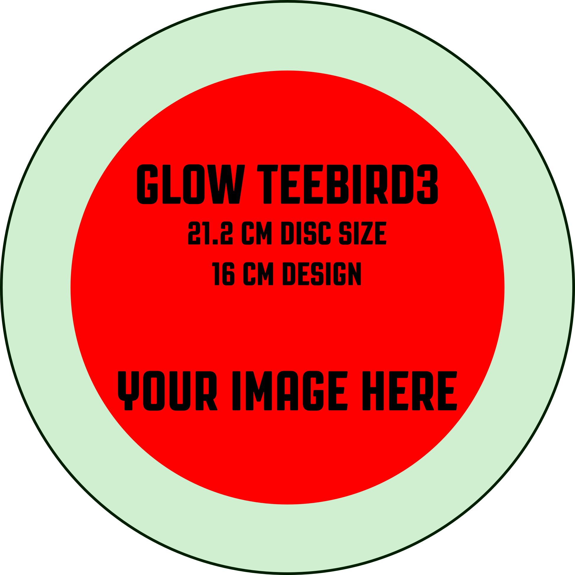 Custom INNColour Printed Disc (Star/Classic Glow Champion)