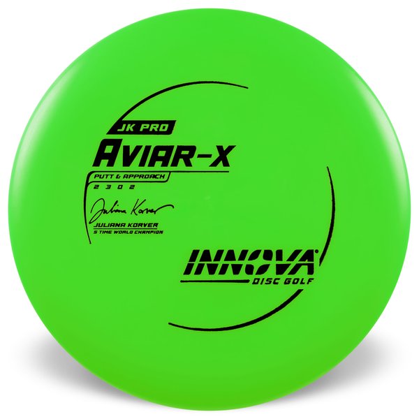 INNOVA DISC GOLF CANADA
JK PRO
PUTTER
STABLE PUTTER
FLEXIBLE AND GRIPPIER
BC ONTARIO
SOFT
Longer Lifespan Balanced Feel Reliable Release Durable Option Control Retained Increased Stability