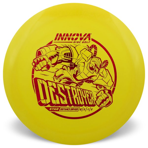 INNOVA DISC GOLF CANADA Star Destroyer
Distance Driver Slick Finish Versatile Colors Great Durability and grip Overstable Impact Resistant Improved Glide Flexible in cooler conditions Great for distance and control Maintains stability over time Comfortable for grip lightweight