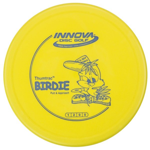 birdie INNOVA DISC GOLF CANADA
PUTT AND APPROACH
BC ONTARIO
BASE
SPIN PUTTS
ONE DISC ROUNDS
Grippy feel Flexible in cooler conditions Thumbtrac