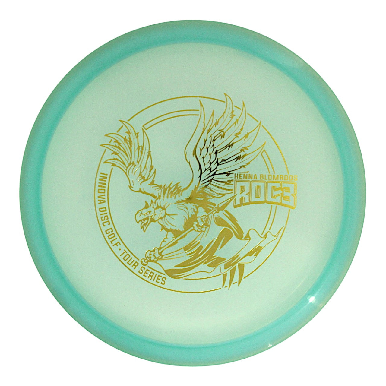 Roc3 Champion (Henna Blomroos 2021 Tour Series) Midrange Flexible Premium Opaque Ideal for Controlled Shots Reliable Fade Versatile Ideal for Controlled Shots Versatile Consistent Fade