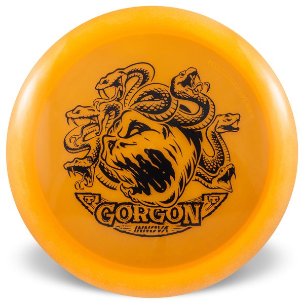 Innova Disc Golf Canada Halloween Limited Edition Proto Colour Glow Champion Gorgon Distance Driver INNOVA DISC GOLF CANADA Gorgon Distance Driver Quality grip High Speed Long Distance Ideal for Power Throws Reliable Fade high glide grippy durable
Glows in dark