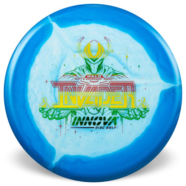 Innova Disc Golf Canada Halo Nexus Invader INNOVA DISC GOLF CANADA Invader Putter Hand Moldable Reduced Power Reduced Speed Slow Glide Highly Flexible Wind friendly overstable flat Durable grippy
Premium