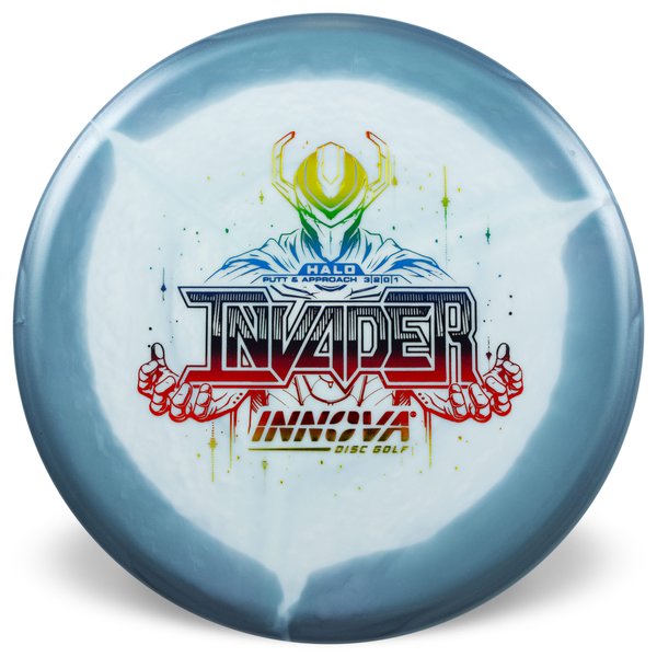 Innova Disc Golf Canada Halo Nexus Invader INNOVA DISC GOLF CANADA Invader Putter Hand Moldable Reduced Power Reduced Speed Slow Glide Highly Flexible Wind friendly overstable flat Durable grippy
Premium