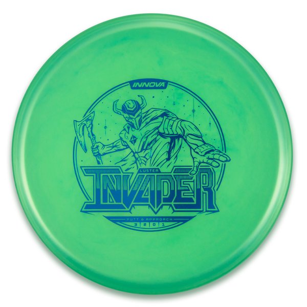 INNOVA DISC GOLF CANADA Invader Putter Hand Moldable Reduced Power Reduced Speed Slow Glide Highly Flexible Wind friendly overstable flat
