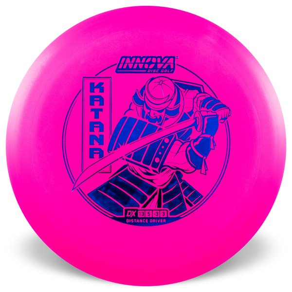 Innova Disc Golf Canada DX Katana Distance Driver Distance Driver Distance Driver Firm grip gooddurability Stable flight path Resistant to scratches Ideal for advanced players Flexible in cooler conditions Great for distance and control Maintains stability over time Comfortable for grip good Glide