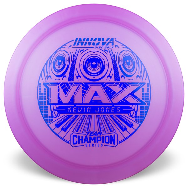 Max Luster Champion (Kevin Jones 2025 Tour Series) Distance Driver Good Grip Good Durability Wind Resistant High Speed Good Glide Ideal for Power Throws overstable shots