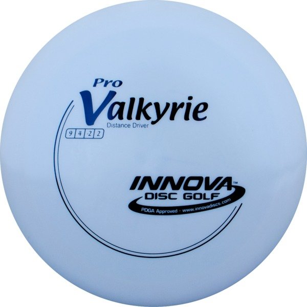 Innova Disc Golf Canada Halo Star Valkyrie Distance Driver Valkyrie Distance Driver Grippy feel Good durability Flexible in cooler conditions Great for distance and control Maintains stability over time Comfortable for grip Straight shots