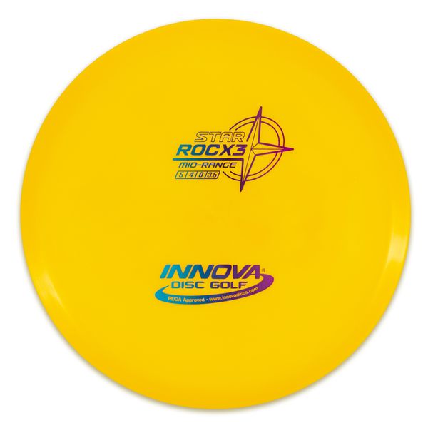 NNOVA DISC GOLF CANADA star RocX3
Midrange Firm grip great durability Stable flight path Resistant to scratches Ideal for advanced players overstable moderate glide
forehand shots no turn