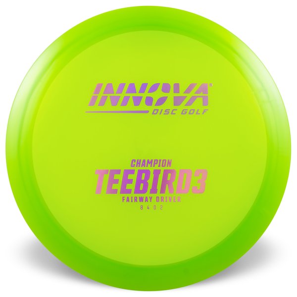 Innova Disc Golf Canada Champion Teebird3 INNOVA DISC GOLF CANADA Teebird3 Fairway Driver Flexible Premium feel Weather Resistant High Speed Good Glide Good for Windy Conditions No turn flexible grip Great durability