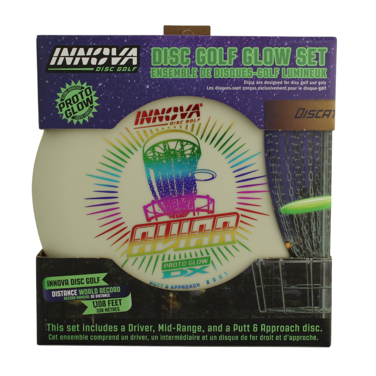 3-Disc DX Proto Glow Disc Golf Set