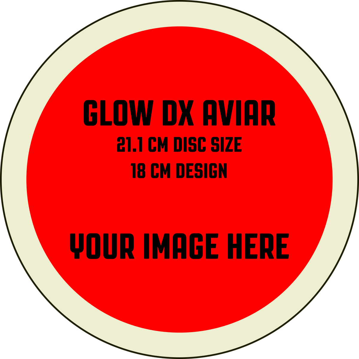 Custom INNColour Printed Disc (Proto Glow DX Aviar)