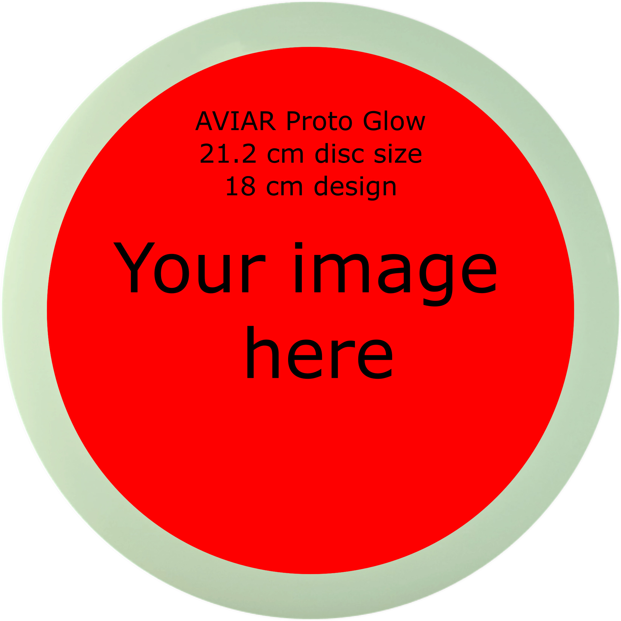 Custom INNColour Printed Disc (Proto Glow DX Aviar)