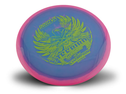 Innova Disc Golf Halo Champion Teebird Vaino Makela 2024 Tour Series Good grip for night rounds	Maintains durability of premium plastics	Provides stability	Can be used in various conditions