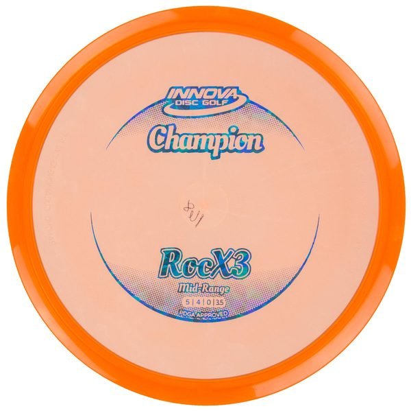 NNOVA DISC GOLF CANADA star RocX3
Midrange	Firm grip	great durability	Stable flight path		Resistant to scratches	Ideal for advanced players overstable  moderate glide
forehand shots no turn
