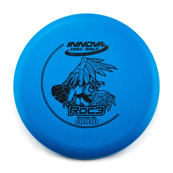 NNOVA DISC GOLF CANADA	Roc3
Midrange	Firm grip	good durability	Stable flight path		Resistant to scratches	Ideal for advanced players overstable  moderate glide
forehand shots

