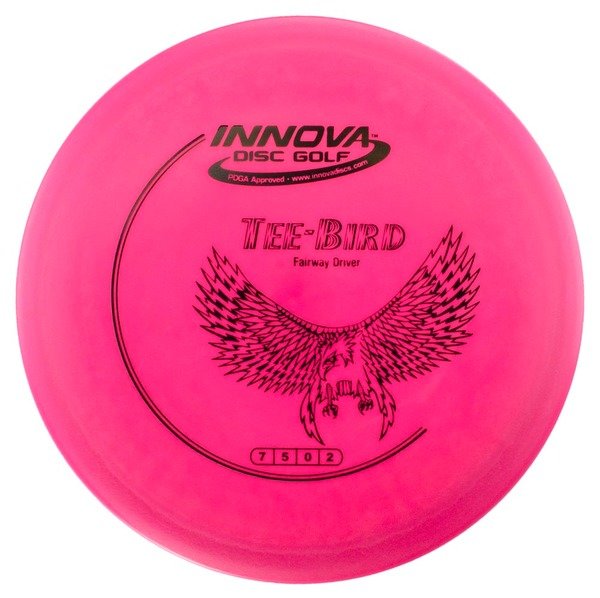INNOVA DISC GOLF CANADA	Teebird	Fairway Driver	Flexible	Premium Opaque	Weather Resistant	High Speed	Good Glide	Good for Windy Conditions No turn 
