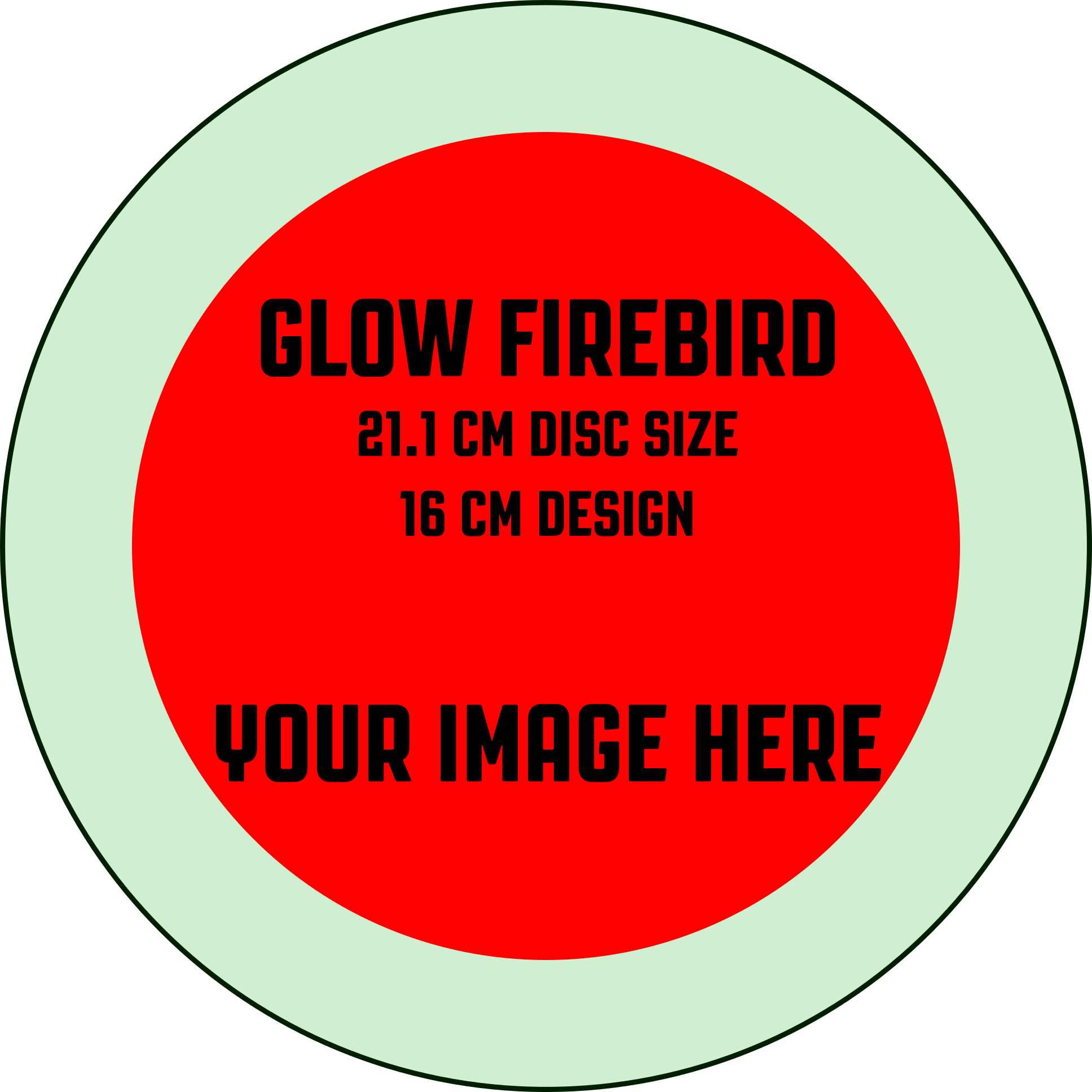 Custom INNColour Printed Disc (Star/Classic Glow Champion)