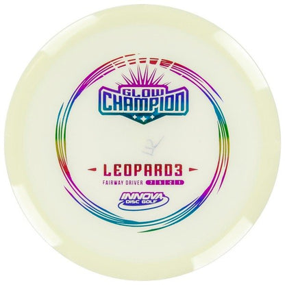 Innova Disc Golf Canada  Glow Leopard3  Fairway Driver	Excellent grip	Lightweight options available	Great durability	Good for beginners	good pricing	Great for learning techniques Glow smooth finish good glide good grip
