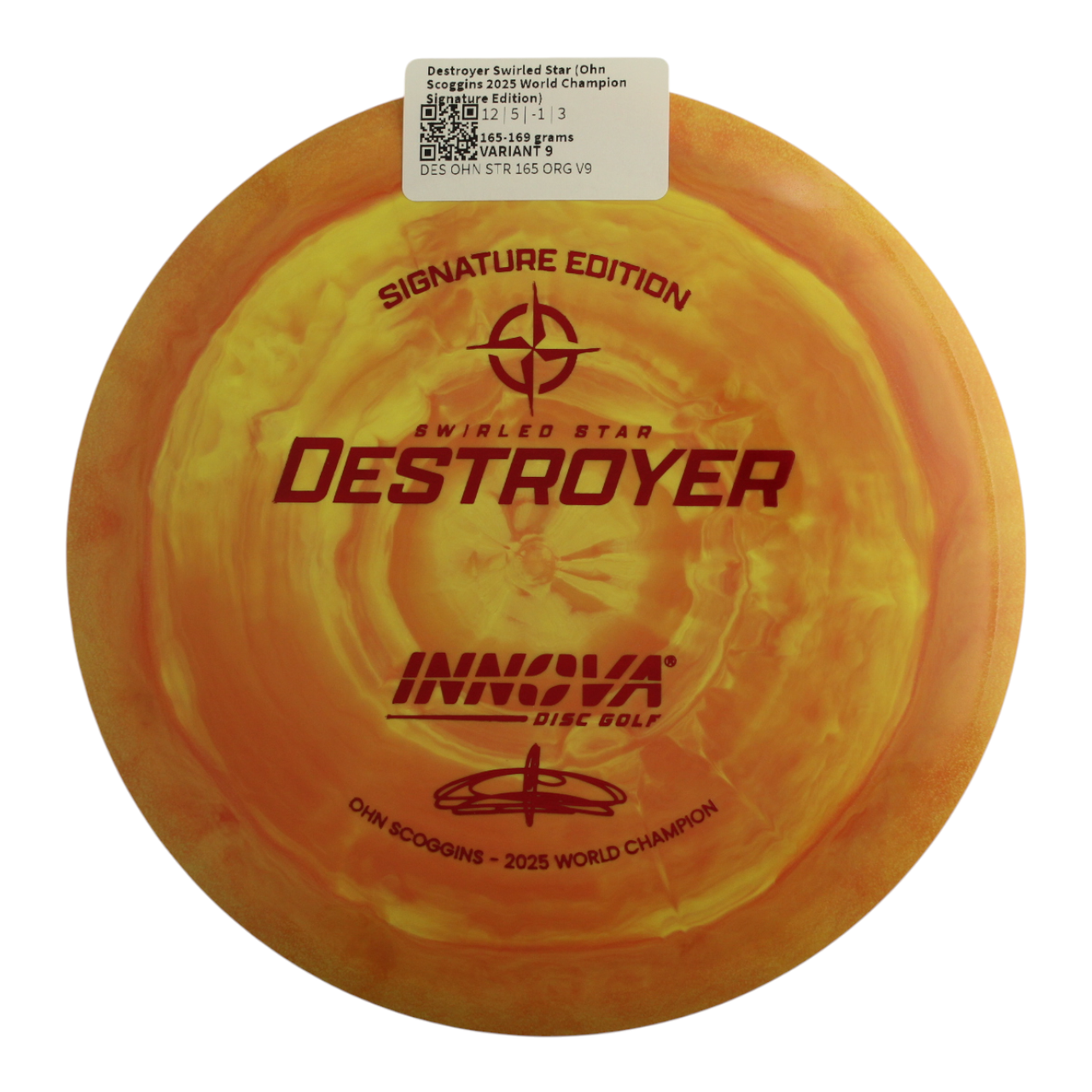 Destroyer Swirled Star (Ohn Scoggins 2025 World Champion Signature Edition)