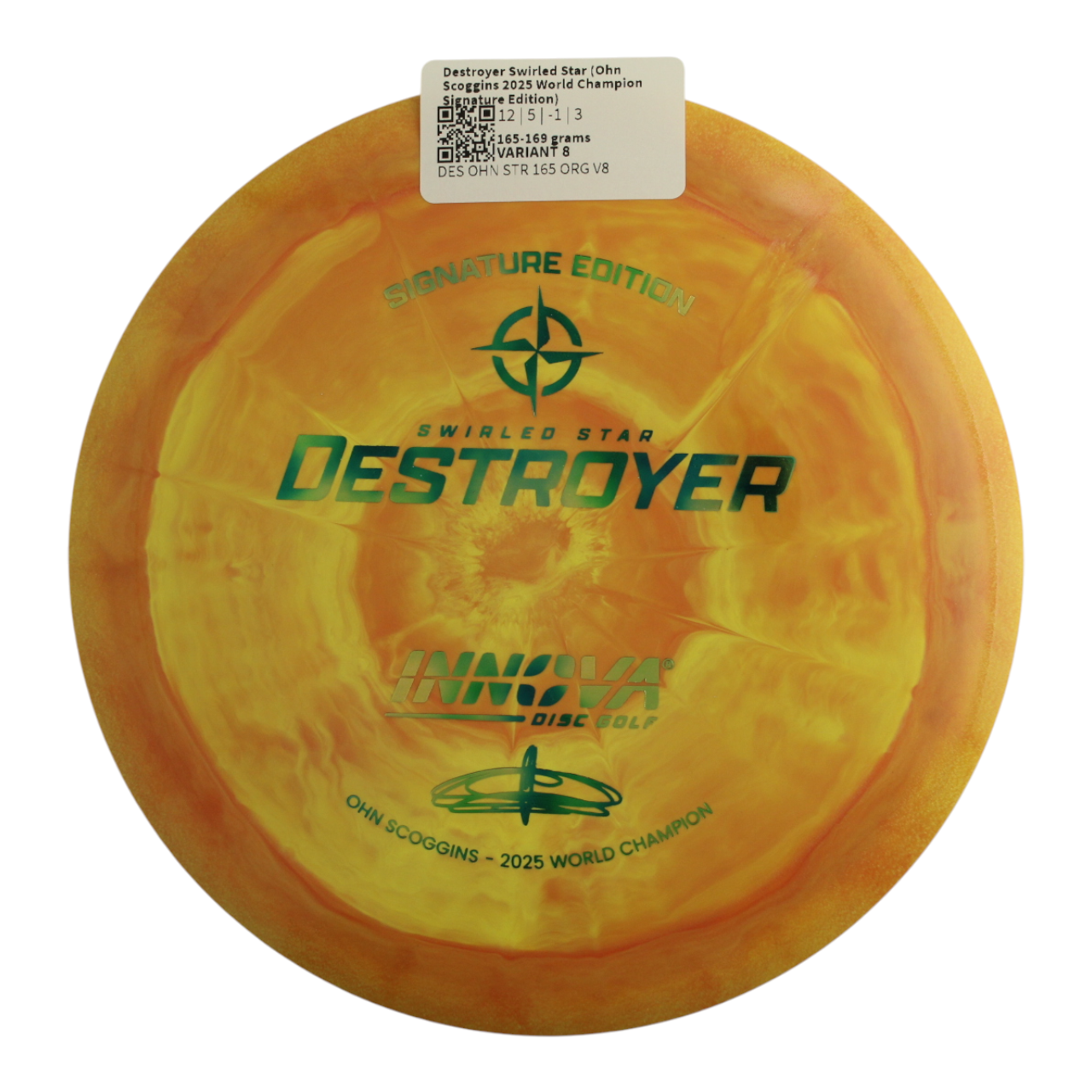 Destroyer Swirled Star (Ohn Scoggins 2025 World Champion Signature Edition)