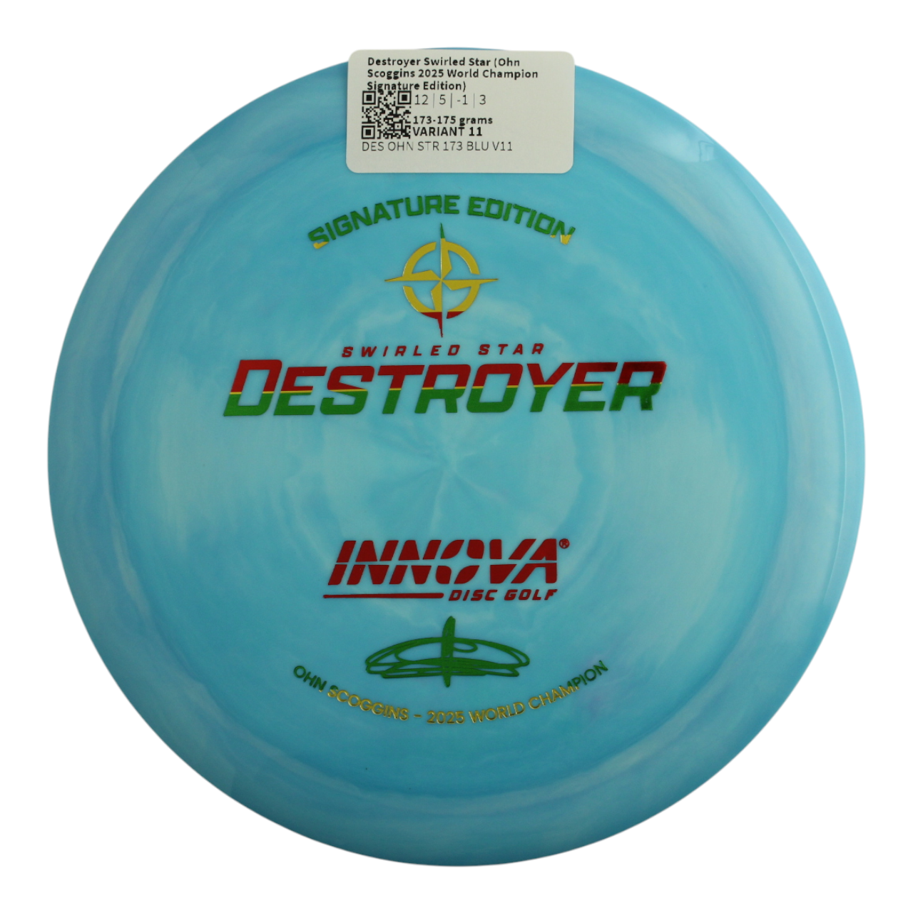 Destroyer Swirled Star (Ohn Scoggins 2025 World Champion Signature Edition)