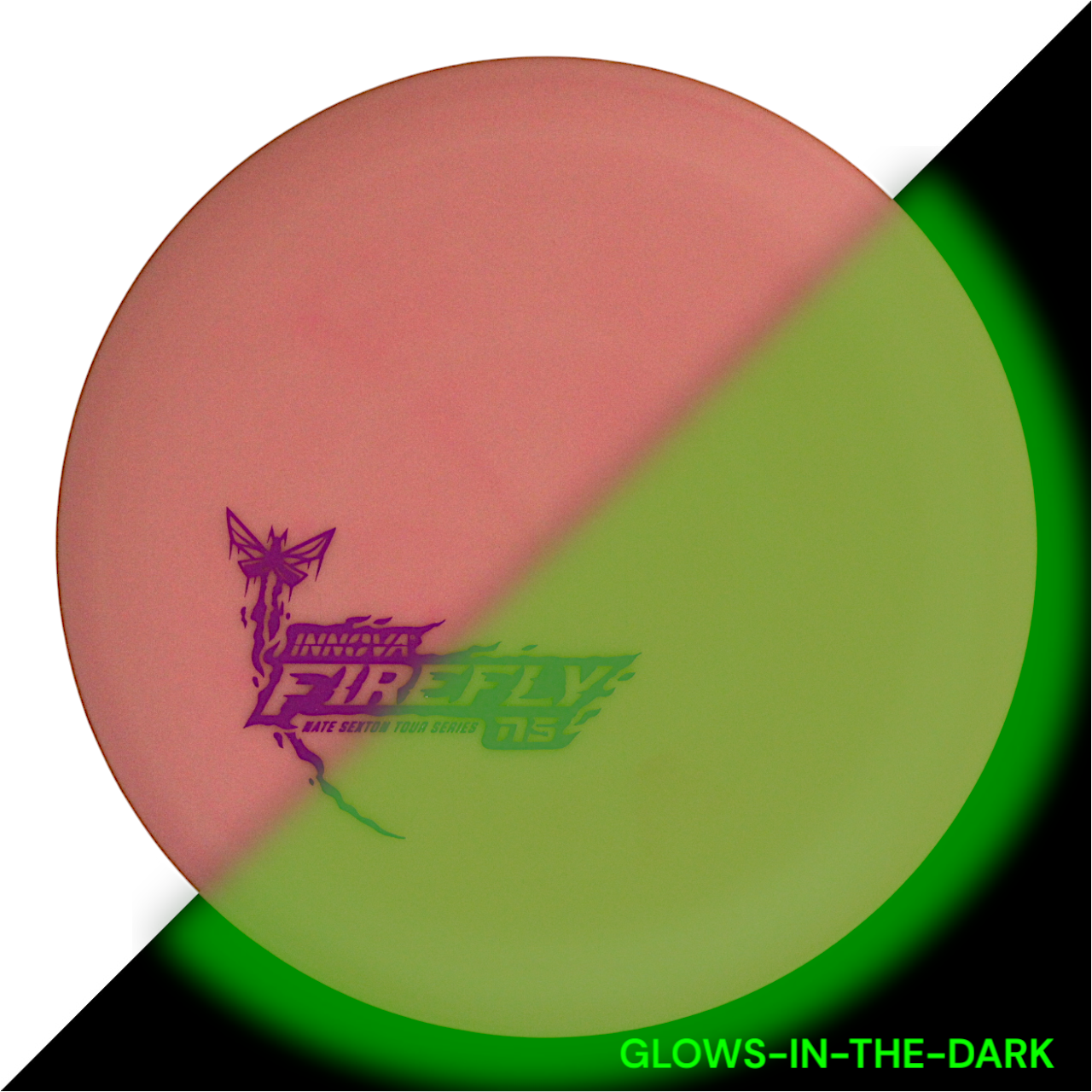 Firefly Proto Glow Nexus (Nate Sexton 2024 Tour Series)
INNOVA DISC GOLF CANADA	Aviar	Putter	Elastic	Opaque Premium	Great Glide	High Speed	Good for Windy Conditions	Soft Plastic Opaque Premium	Reliable Fade	Comfortable Feel	Beginner Friendly	Moderate Flexibility

