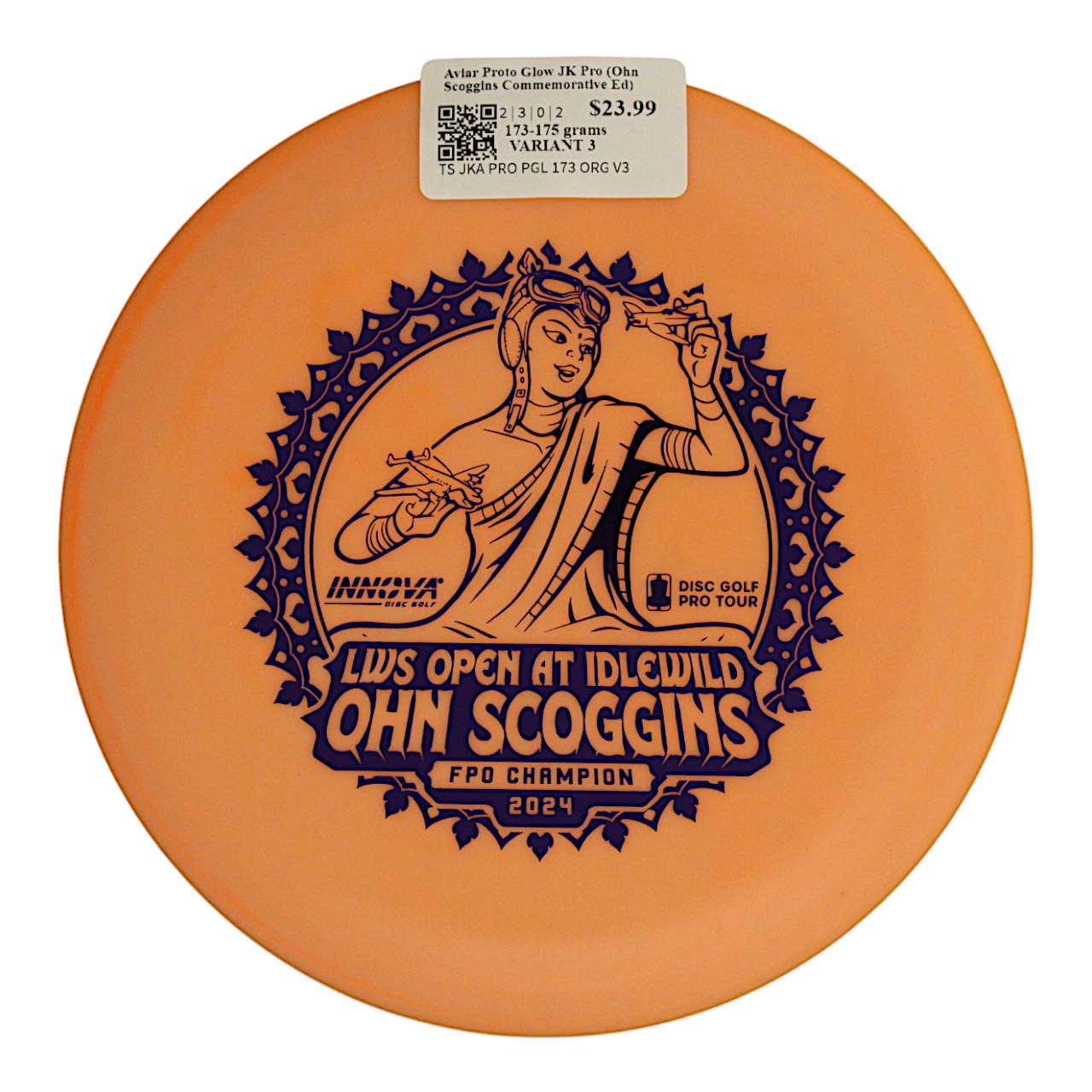 Innova Disc Golf Canada Proto Glow Aviar Ohn Scoggins 2024 Tour Series