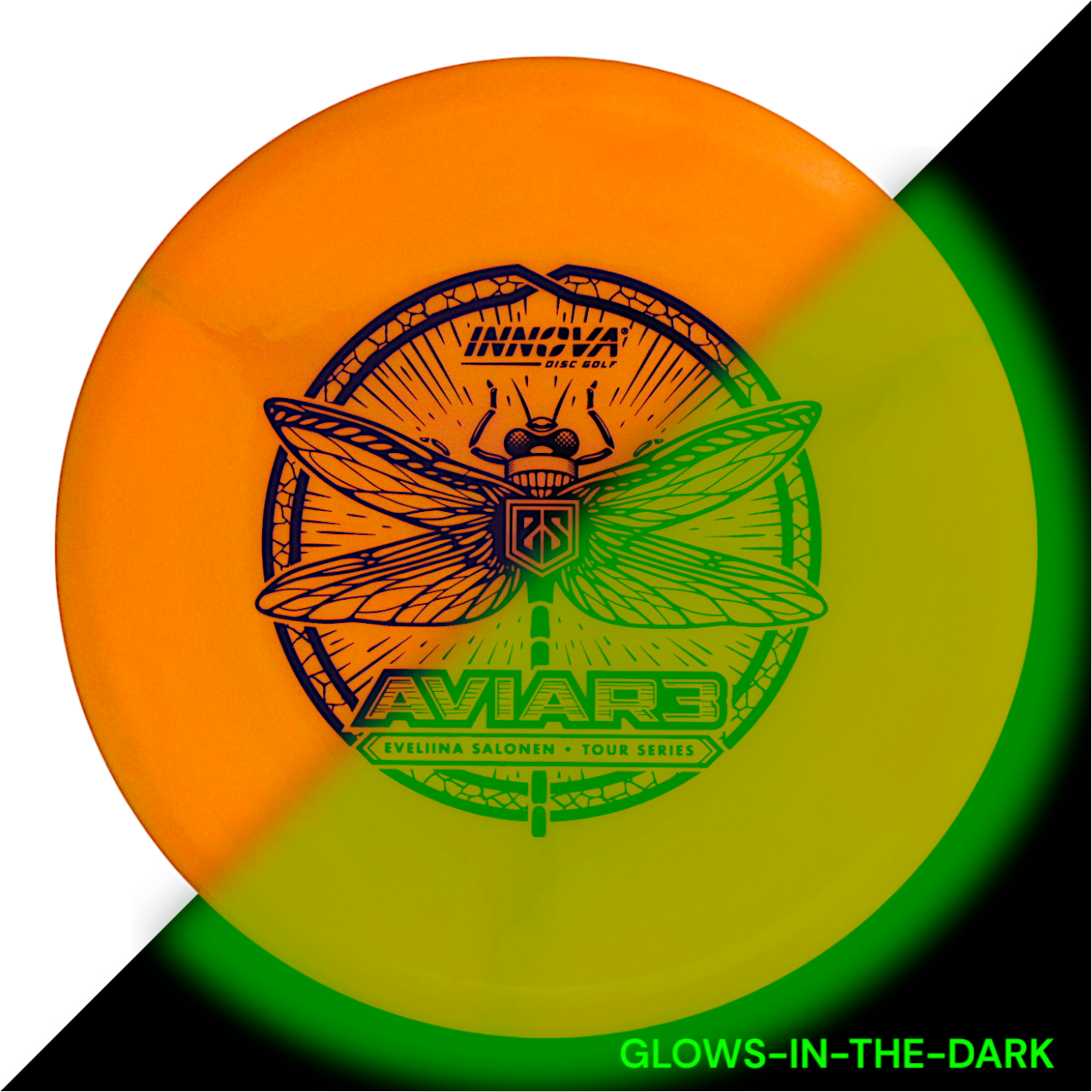 Innova Disc Golf Canada Proto Glow Halo Star Aviar3 (Eveliina Salonen 2024 Tour Series) Putt & Approach Disc Longer Lifespan	Balanced Feel	Reliable Release	Durable Option	Control Retained	Increased Stability
Eveliina Salonen Tour series