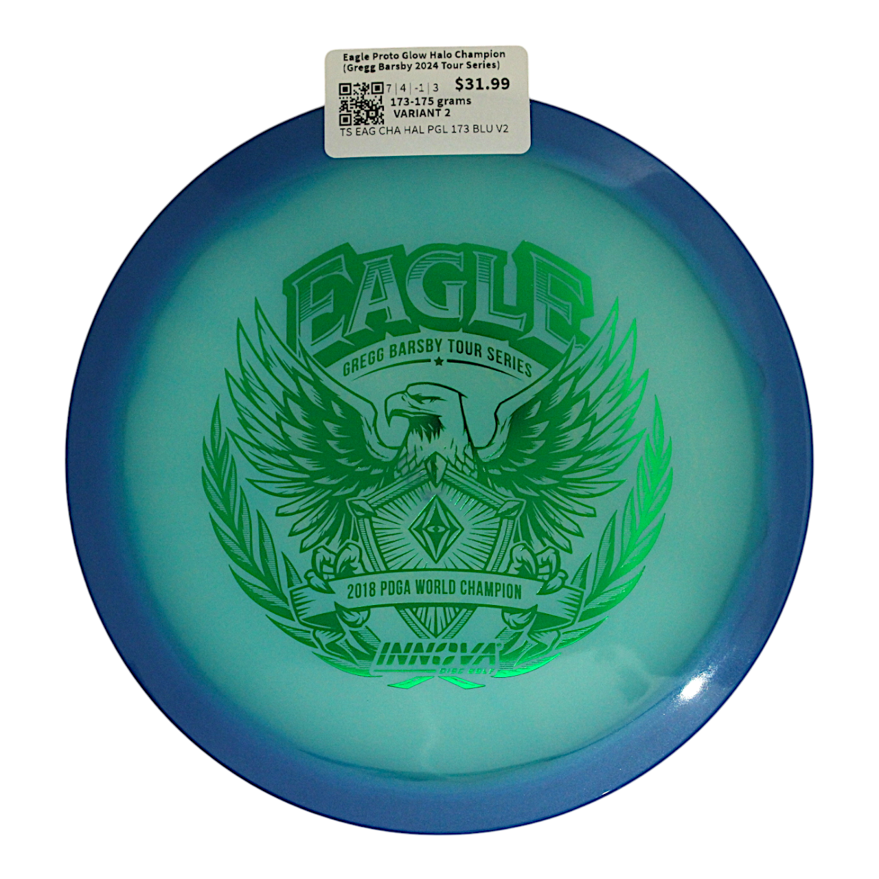 Eagle Halo Champion Proto Glow (Gregg Barsby 2024 Tour Series)