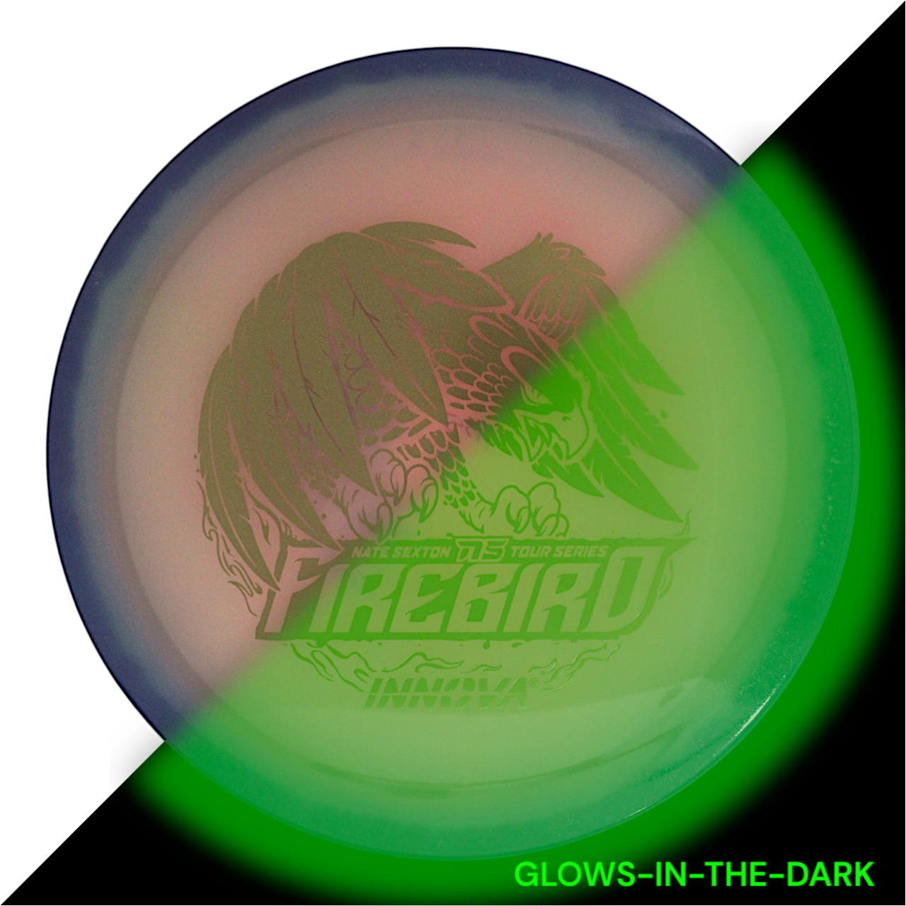 Firebird Proto Glow Halo Champion (Nate Sexton 2024 Tour Series) INNOVA DISC GOLF CANADA	Firebird	Star	Fairway Driver	Superior grip	Good durability	Consistent flight path
Stable flight path Resistant to scratches

