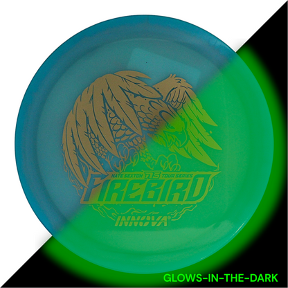 Firebird Proto Glow Halo Champion (Nate Sexton 2024 Tour Series) INNOVA DISC GOLF CANADA	Firebird	Star	Fairway Driver	Superior grip	Good durability	Consistent flight path
Stable flight path Resistant to scratches

