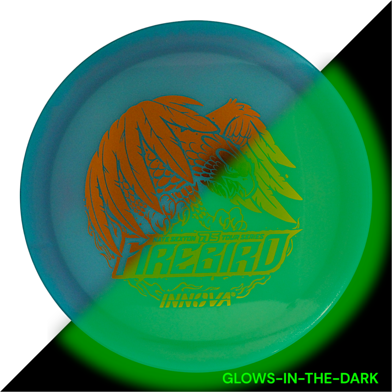 Firebird Proto Glow Halo Champion (Nate Sexton 2024 Tour Series) INNOVA DISC GOLF CANADA	Firebird	Star	Fairway Driver	Superior grip	Good durability	Consistent flight path
Stable flight path Resistant to scratches

