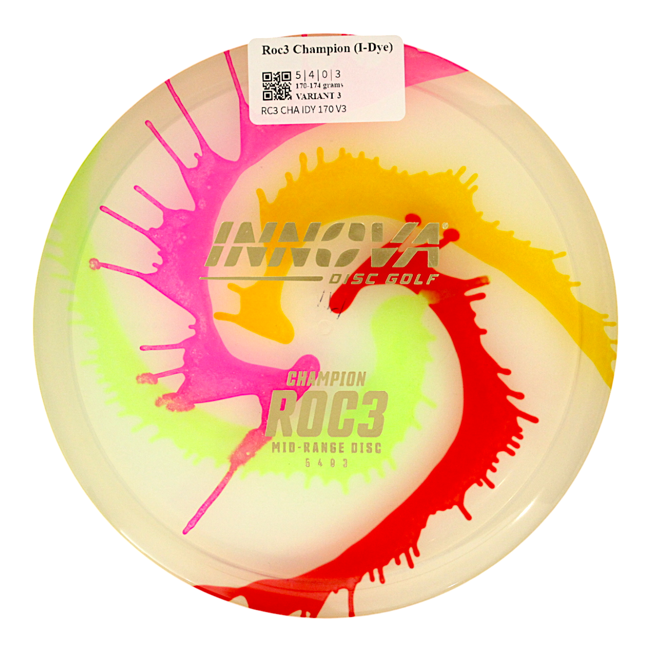 Innova Disc Golf Canada Champion I-Dye Roc3 Mid-Range Driver