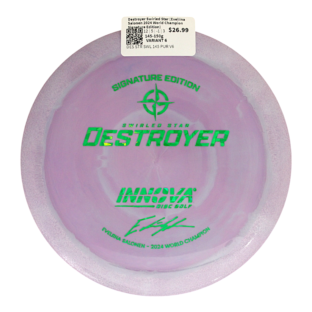 Destroyer Swirled Star (Eveliina Salonen 2024 World Champion Signature Edition)