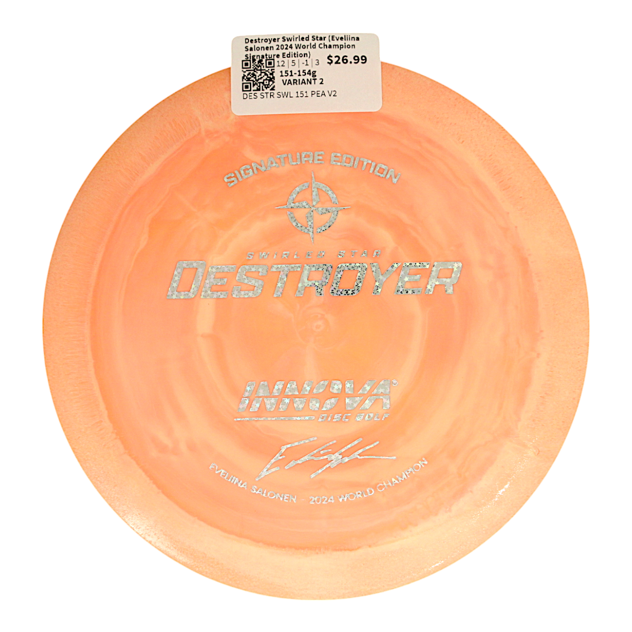 Destroyer Swirled Star (Eveliina Salonen 2024 World Champion Signature Edition)