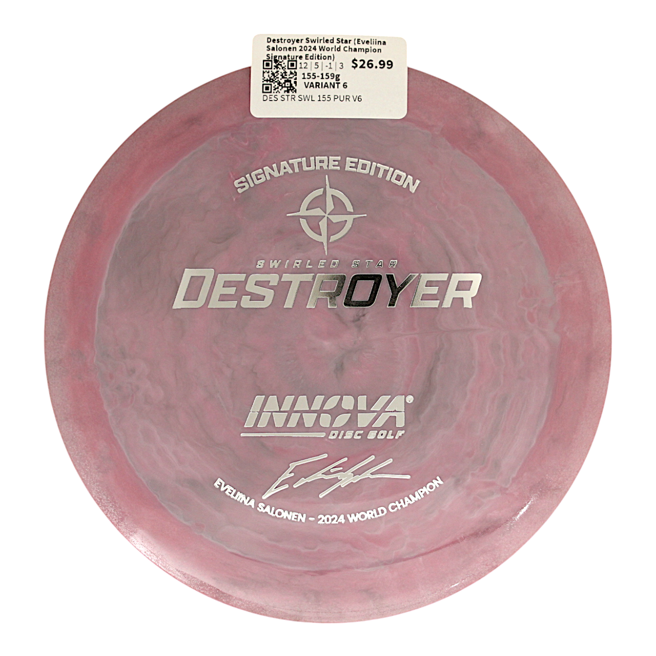 Destroyer Swirled Star (Eveliina Salonen 2024 World Champion Signature Edition)